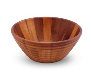Cuenco de madera de gran calidad para servir, forma redonda, tamaño mini, cuenco para servir alimentos, cuenco de madera de diseño antiguo de proveedores de venta completa - Product Image 3