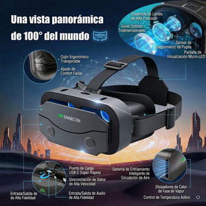 Occhiali VR 3D Intelligenti Regolabili con Controllo Bluetooth per Realtà Virtuale - Product Image 2