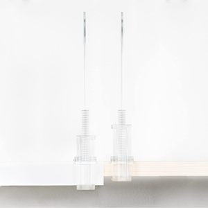 Organizzatore per Armadio, Divisorio in Acrilico per Ripiani, Separatore per Vestiti, per Camera da Letto, Guardaroba, Materiale in Tessuto per Uso in Bagno - Product Image 2