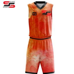 Ensembles de basket-ball personnalisés Maillot et short Maillot de basket-ball à sublimation Conception uniforme Vêtements de sport Uniformes de basket-ball - Product Image 5