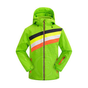 Veste de ski à capuche pour hommes, essentiels pour les sports d'hiver pour le froid extrême, respirante avec fermeture à glissière, vente en gros - Product Image 1