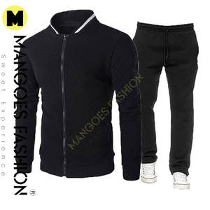 Ensemble de survêtement unisexe XXL en molleton de coton respirant avec sweat à capuche et pantalon de jogging, imprimé logo polaire, idéal pour l'hiver - Product Image 6