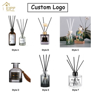 Biểu Tượng Tùy Chỉnh Bao Bì Mũ 125Ml 250Ml Rõ Ràng Rỗng Sang Trọng Hương Thơm Thủy Tinh <span class=keywords><strong>Reed</strong></span> Khuếch Tán Hương Liệu Chai Với Hộp Cho Trang Trí Nội Thất - Product Image 5