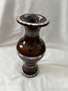 Vase de table décoratif de mariage en résine artisanale traditionnelle de haute qualité, écologique, imperméable, design contemporain, pour fleurs - Product Image 5