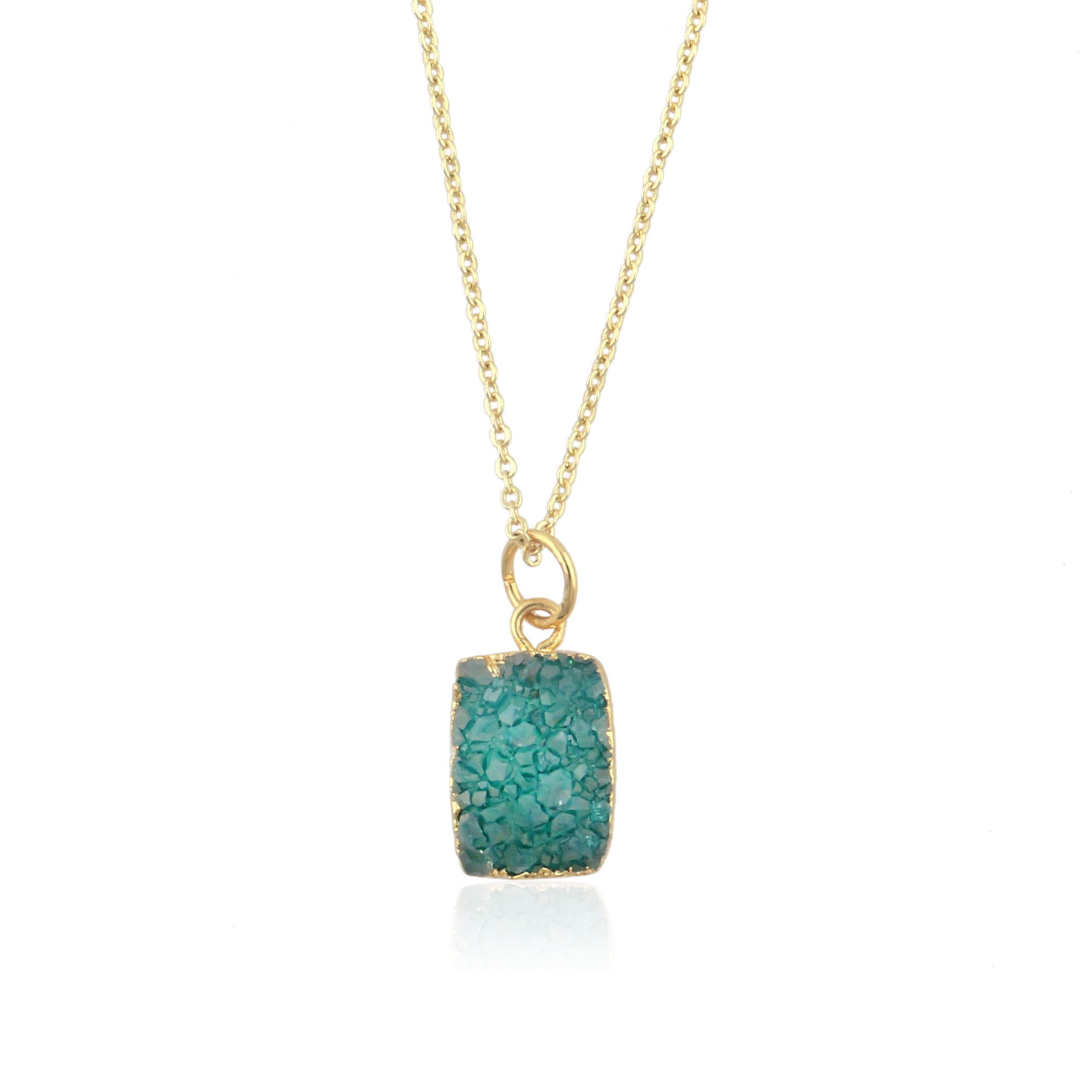 Green Emerald Druzy (May)