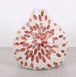 Los mayoristas de decoración del hogar de tendencia fabrican florero de madre de perla, decoración del hogar, jarrón de mesa hecho a mano, jarrón de flores a buen precio - Product Image 3