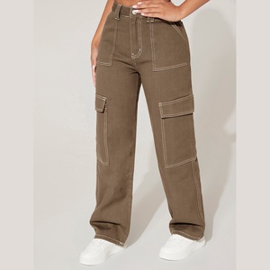 tactical Pants Multi-pocket <b>Trousers</b> For women Multi-bag Overalls Wear Resistant Tactical Cargo Pants women cargo pants - Product Image 2