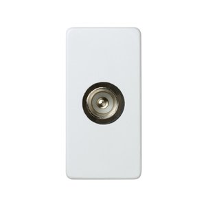 Presa per segnale TV con connettore di tipo IEC bianco (Simon 27 27475-34) - Product Image 1