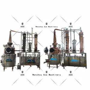 Aas Jenever Distilleerderij/Distillatie/Pot Nog Rood Koperen Pot Whisky Nog Alcohol Stills Distilleermachine Whisky Distilleerderij