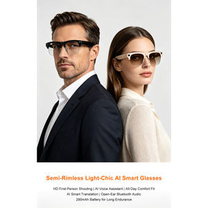 Lunettes Intelligentes IA avec Caméra HD 8MP, Vidéo 4K, Recharge Magnétique, Contrôle par Application et Assistant Vocal pour Usage Quotidien - Product Image 5