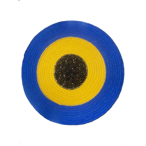 2026 New Top Selling Natural <b>Round</b> Jute Placemat With Lace For table decoration Handmade Customized MOQ Export From Bangladesh - Product Image 1