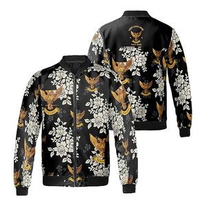 Blouson d'hiver chaud en denim lavé à col montant sublimation Outwear coupe-vent imperméable pour hommes quantité minimale de commande bas fermeture éclair - Product Image 1