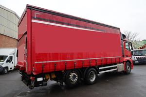 Nuovo Mercedes-Benz 2548 L 6x2 Arocs con pianale ribassato, telone, retarder, climatizzatore, cambio automatico, motore a combustione interna a benzina 3.5L - Product Image 3