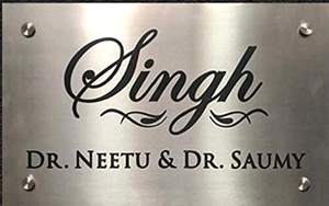 Nom personnalisé ou plaque d'immatriculation maison appartements bureau argent ABS plastique métal Look Designer plat Bungalow appartement plaques de porte - Product Image 6