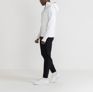 Nueva moda 2026 100% algodón personalizado e impresión 3D bordado Zip up suéter de gran tamaño cuello redondo otoño sudaderas con capucha para hombres - Product Image 3