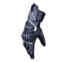 Guantes de Seguridad para Motociclismo con Logotipo Personalizado, de Cuero de Alta Calidad, con Pantalla Táctil, Dedos Completos, Multicolores, Impermeables, para Exteriores