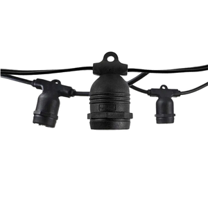 Catena luminosa da giardino esterna con 15 portalampada E27 14.4mt prese fisse lampadine non incluse - Product Image 1