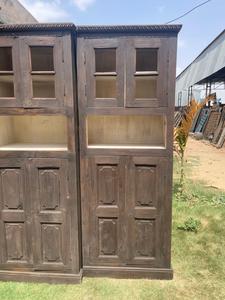 Lujo clásico 3 partes Almirah madera maciza diseño moderno para muebles para el hogar para sala de estar Casa de Campo dormitorio estilo indio - Product Image 5