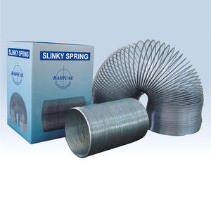 Forme de vague Helix Silinky RWS-20 Pour démontrer le mouvement des vagues Bobine hélicoïdale de fil d'acier trempé à section plate - Product Image 2