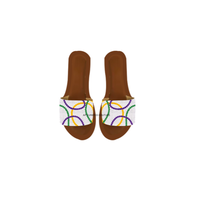 Sandales confortables pour femmes, faites à la main, durables, écologiques, avec semelle extérieure en cuir perlé, respirantes, à bout ouvert, couleurs personnalisables