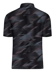 T-shirts polos pour hommes en polyester vierge à séchage rapide vente en gros T-shirts Glof avec impression par sublimation de logo personnalisé pour hommes - Product Image 2