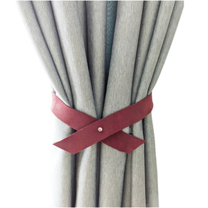 Decorative Curtain Tiebacks Buckles Holdbacks <b>Hooks</b> <b>Clip</b> for Home Bedroom Office Perfect for Holding Back Curtains Red Color - Product Image 1