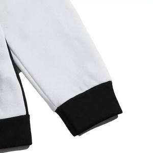 Mode 100 pour cent coton personnalisé Polyester grande taille hommes pull à capuche sweats basiques 2 couleurs contraste sweats à capuche pour hommes - Product Image 3