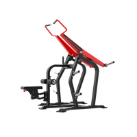 Máquina de Polea para Ejercicios de Dorsal con Carga de Discos QL Fitness, Equipo de Gimnasio Comercial Ajustable, Construcción de Acero, Peso Máximo 240 kg