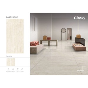 Foshan 60x120 taille brillant poli émaillé porcelaine 60*120 brun gris marbre motif carreaux de sol en céramique - Product Image 6