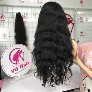 Extensions de cheveux bruts vietnamiens Prix compétitif Top Wavy Style Hair coupé en un seul donneur VQHAIR Lace Front Wig - Product Image 1