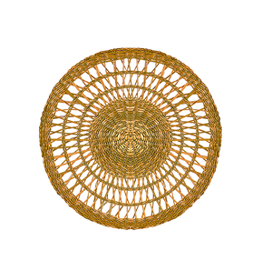 Fabrication d'assiettes de présentation en rotin Set d'assiettes décoratives pour décoration de table Assiettes de présentation en rotin tissé Prix abordable - Product Image 6