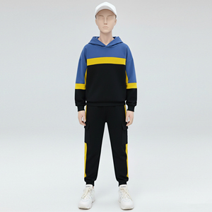 Vêtements pour enfants Ensembles de vêtements d'hiver pour enfants en bas âge Survêtements unisexes Respirant 100% coton - Product Image 2