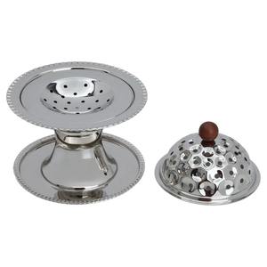 Silver Arabic Aromatic <b>Incense</b> <b>Burner</b> Crescent Moon Star Top Home Decor Winter Spring Bakhoor Oud Charcoal Holder Eid Mubkhar - Product Image 6