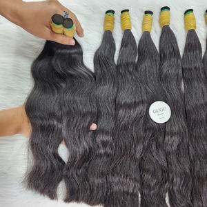 Extensiones de Cabello Humano Vietnamita 100% Virgen, Super Double Drawn, 24 Pulgadas, Color Natural, Sin Procesar, Personalizadas para Mujeres - Product Image 3