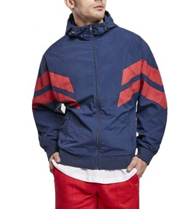 <b>Men</b> Casual Outdoor Hooded Windbreaker <b>Jacket</b> With Zipper Custom Sportswear Breathable Windproof Nylon Windbreaker <b>Jacket</b> - Product Image 1