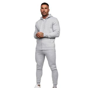 Precio al por mayor personalizado de tela polar cómodo de alta calidad de los hombres de moda con cremallera sudaderas con capucha ropa informal ropa de calle de venta - Product Image 3