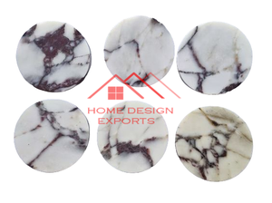 Tabletop Decor Accessories <b>Marble</b> <b>Coasters</b> 5mm Thick Eco-Friendly Luxury for Home Office Coffee Table Use Best Seller - Product Image 2