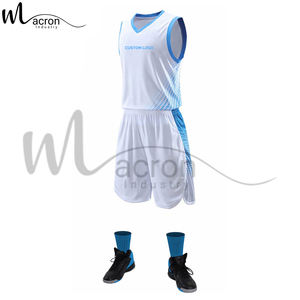 Uniforme de Baloncesto Reversible Juvenil de Primera Calidad, Último Modelo, Alto Rendimiento, Nuevo Diseño, Conjuntos de Uniformes Lisos para Equipos Deportivos - Product Image 2