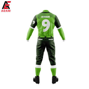 Conjunto de Jersey de béisbol y sóftbol bordado personalizado al por mayor, uniforme de ropa deportiva en blanco barato con técnica de sublimación transpirable - Product Image 6