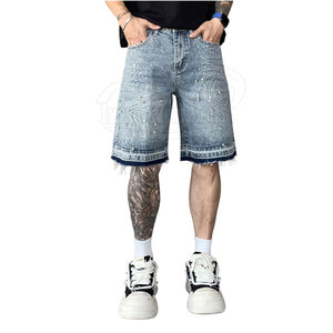 Gran oferta, pantalones cortos hechos a medida con diamantes de imitación para hombres, transpirables, MOQ bajo, pantalones cortos con diamantes de imitación para hombres para adultos - Product Image 1