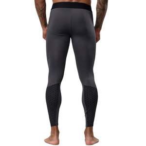 Leggings de Grafito para Hombre, Pantalones de Compresión Elásticos, Capa Base Deportiva para Gimnasio, Entrenamiento, Correr, Fitness y Rendimiento Deportivo - Product Image 3