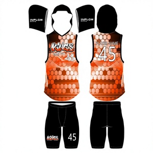 Tenues de football 7v7 haut de gamme, imprimées par transfert thermique, respirantes, avec nom du joueur - Product Image 1