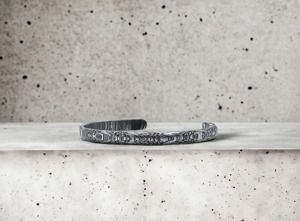 สร้อยข้อมืออัญมณีแบบปรับได้ตามต้องการทำจากทองเหลืองด้านในแฟชั่นสำหรับผู้ชายและผู้หญิง Samascus Steel - Product Image 3