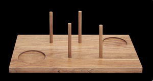 Modern Bulk Handmade <b>Wood</b> Board Donut Serving Tray New Inspiration Low Price Popular Wedding Wall Decorative <b>Chopstick</b> Trays - Product Image 2