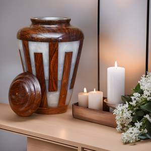 โรสวูดโกศที่ดีที่สุดสําหรับมนุษย์ขนาดใหญ่สําหรับผู้ใหญ่สําหรับการฝังศพด้วยไม้ส่วนบุคคลสําหรับกล่องศพ - Product Image 2