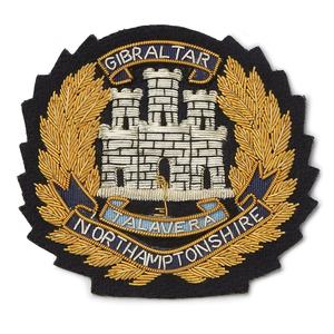 Blazer de poche Northamptonshire personnalisable brodé à la main Badge en fil métallique en cuir Broderie d'uniformes avec logo personnalisé - Product Image 1