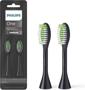 Têtes de brosse Philips One by Sonicare 2 pièces, noires BH1022/06 - Product Image 1