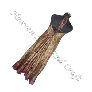 SD013 สารี/ส่าหรี/ชารีอินเดียและปากีสถานเสื้อผ้าจากอินเดียฮิปปี้BohoอินเดียHandmadeสตรีVINTAGE Sariผ้าไหม - Product Image 2