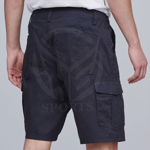 Short de course d'été décontracté pour hommes personnalisé toile écologique style cargo motif solide plusieurs poches numérique - Product Image 3