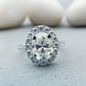 Anillo de tendencia Hip Hop de oro de 10K y 18K de lujo para hombre, Baguette redondeada de diamante Natural VVS completo para bodas, aniversarios, clásico - Product Image 1